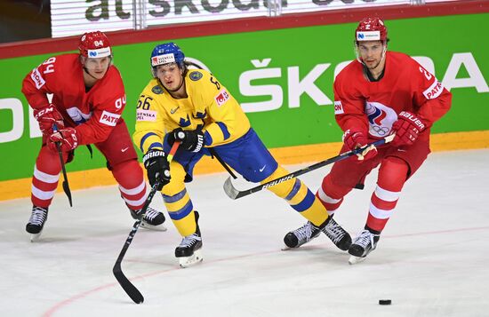 Latvia Ice Hockey Worlds Russia - Sweden
