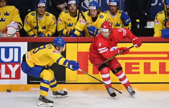 Latvia Ice Hockey Worlds Russia - Sweden