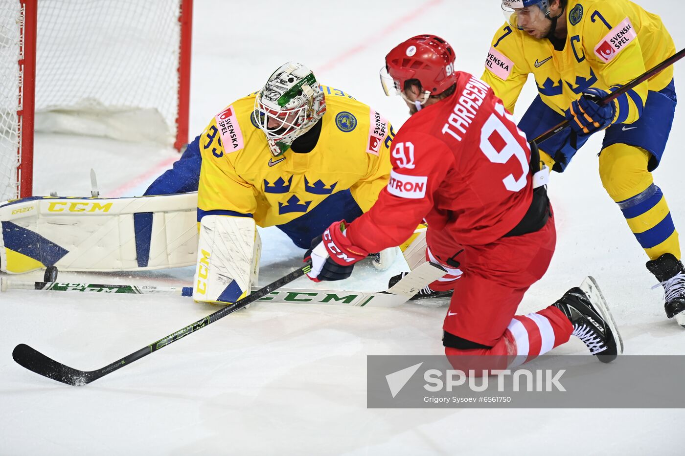 Latvia Ice Hockey Worlds Russia - Sweden