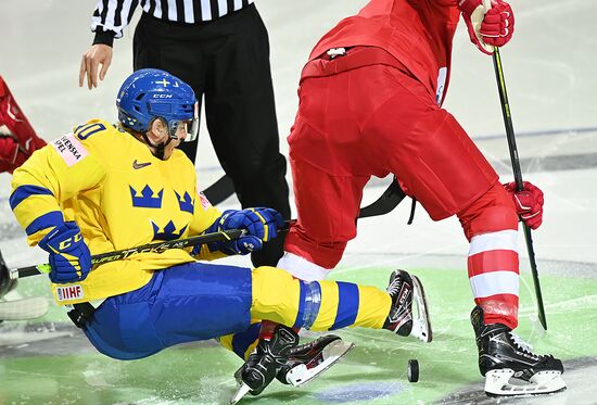 Latvia Ice Hockey Worlds Russia - Sweden