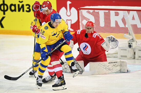 Latvia Ice Hockey Worlds Russia - Sweden