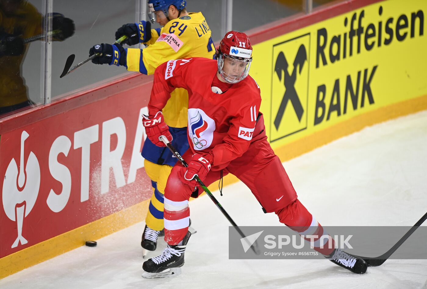 Latvia Ice Hockey Worlds Russia - Sweden
