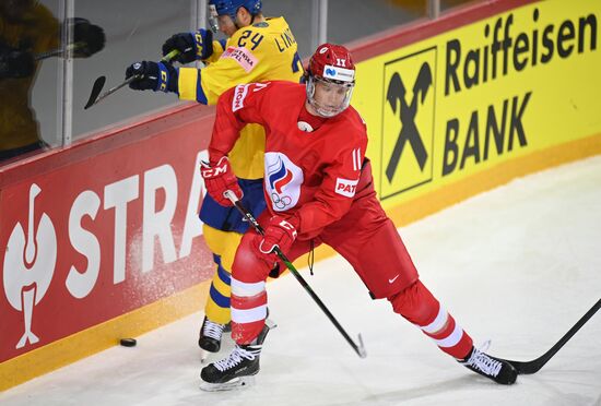 Latvia Ice Hockey Worlds Russia - Sweden