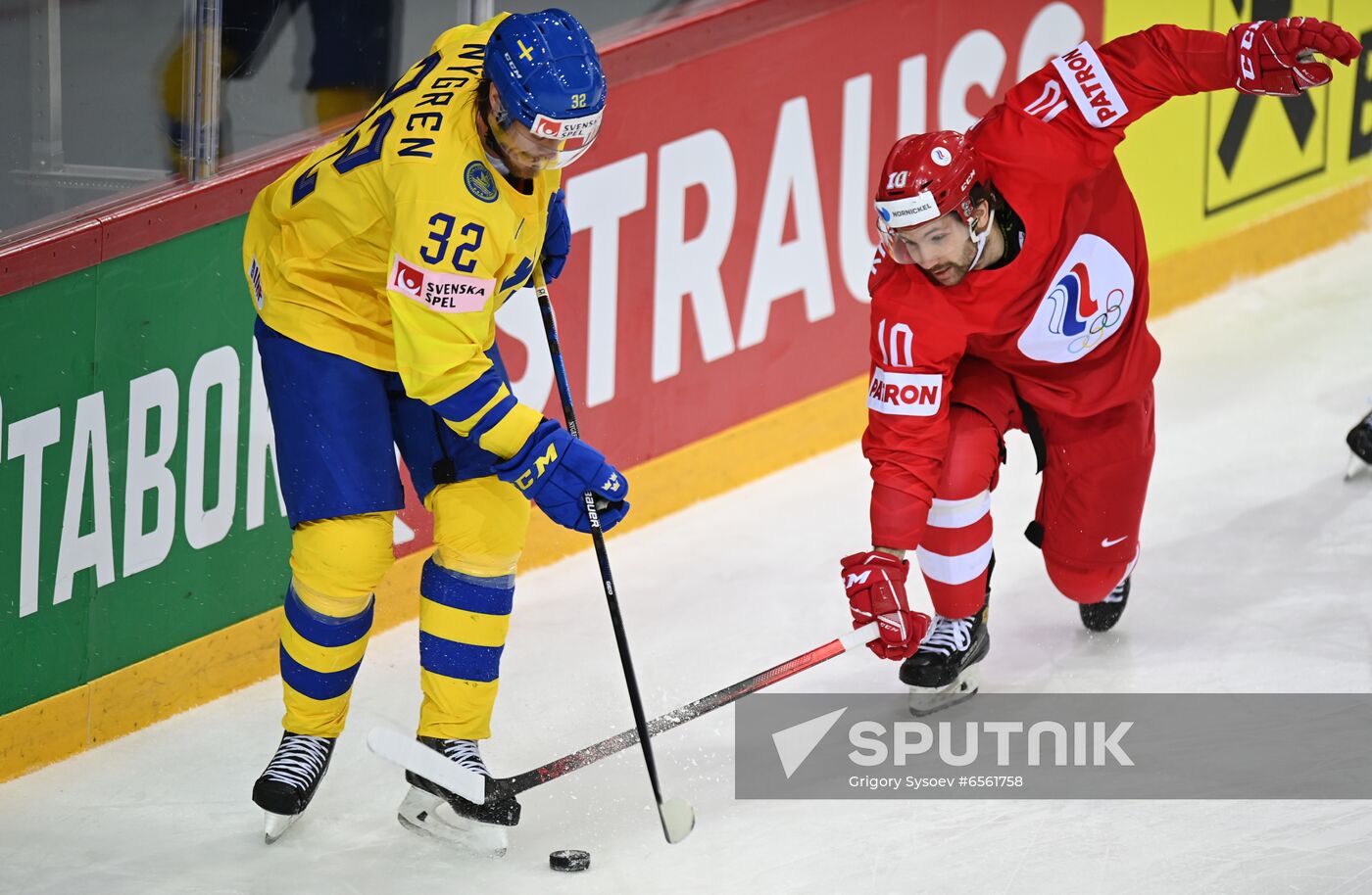 Latvia Ice Hockey Worlds Russia - Sweden