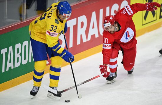 Latvia Ice Hockey Worlds Russia - Sweden