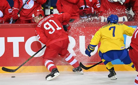 Latvia Ice Hockey Worlds Russia - Sweden