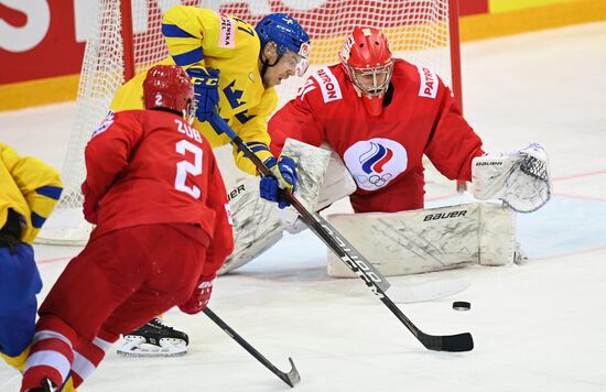 Latvia Ice Hockey Worlds Russia - Sweden