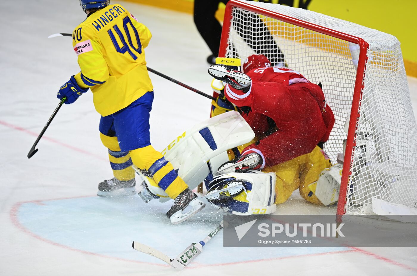 Latvia Ice Hockey Worlds Russia - Sweden