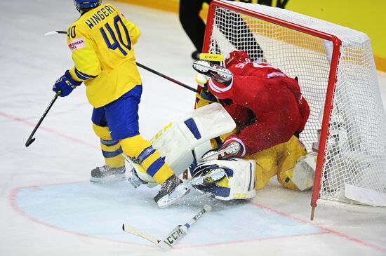 Latvia Ice Hockey Worlds Russia - Sweden