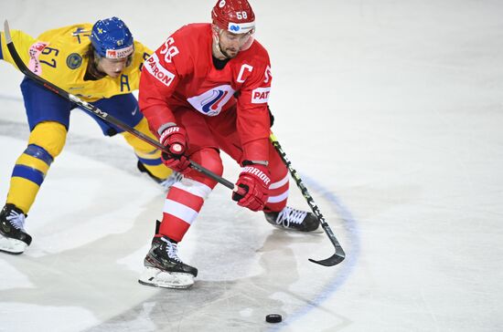 Latvia Ice Hockey Worlds Russia - Sweden