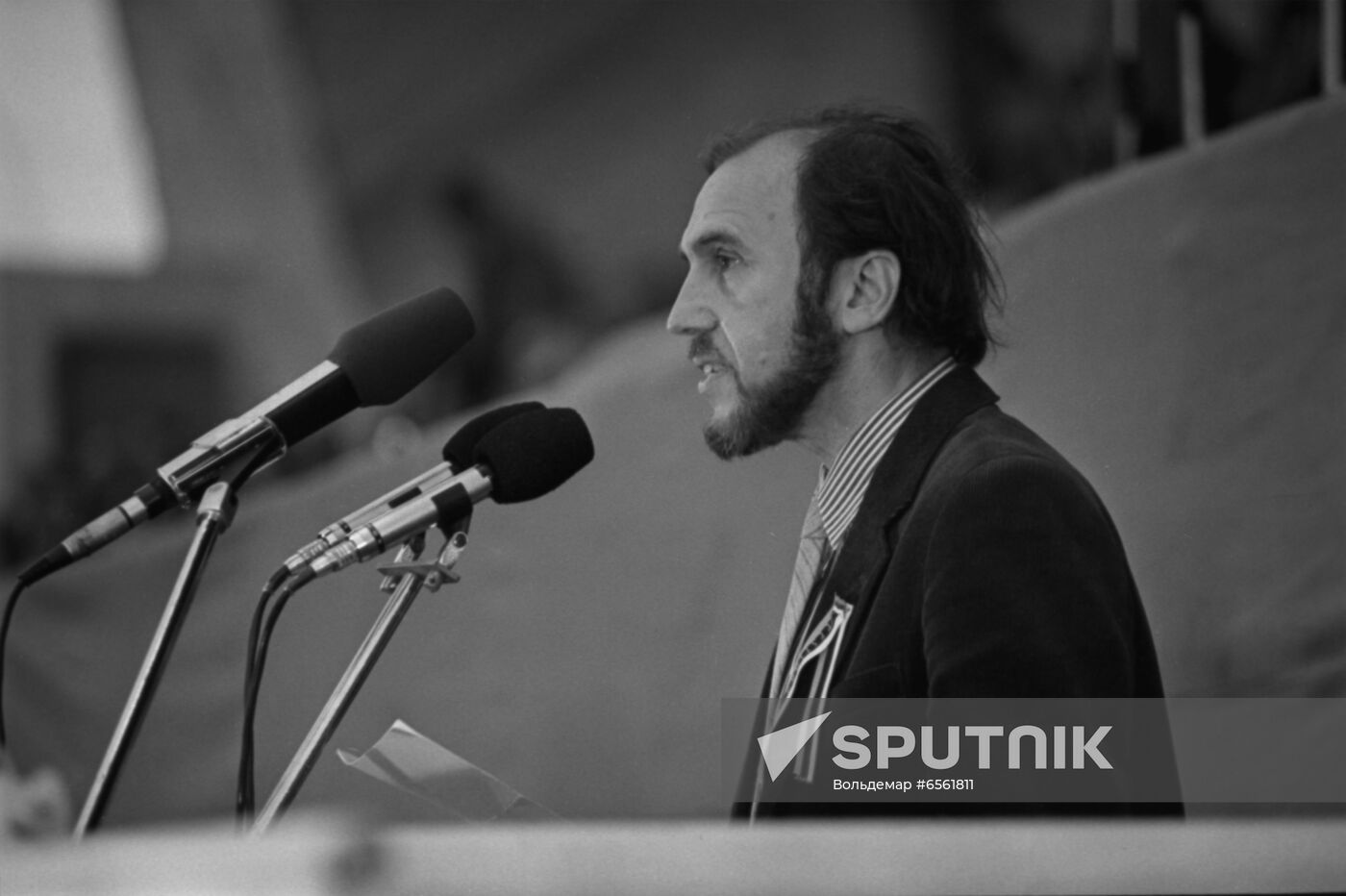 Leader of Estonian Popular Front Rein Veidemann