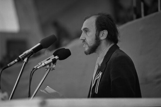 Leader of Estonian Popular Front Rein Veidemann