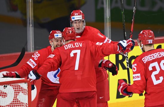 Latvia Ice Hockey Worlds Russia - Sweden
