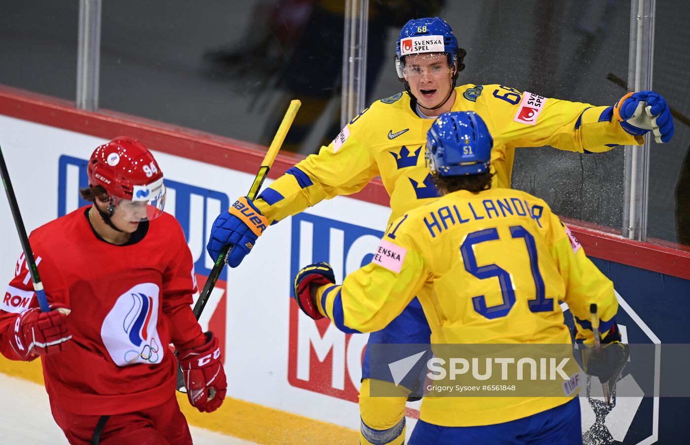 Latvia Ice Hockey Worlds Russia - Sweden