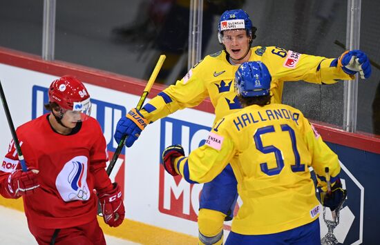Latvia Ice Hockey Worlds Russia - Sweden