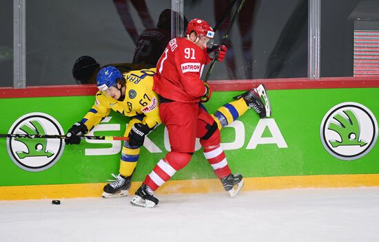 Latvia Ice Hockey Worlds Russia - Sweden