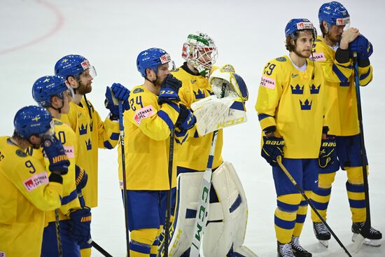 Latvia Ice Hockey Worlds Russia - Sweden