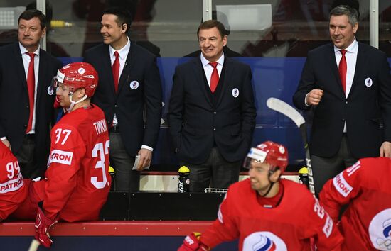 Latvia Ice Hockey Worlds Russia - Sweden