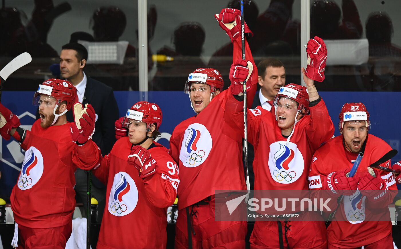 Latvia Ice Hockey Worlds Russia - Sweden
