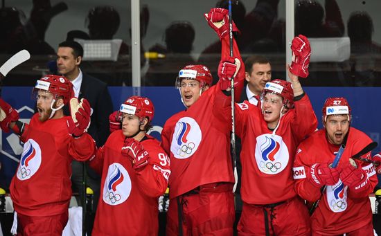 Latvia Ice Hockey Worlds Russia - Sweden