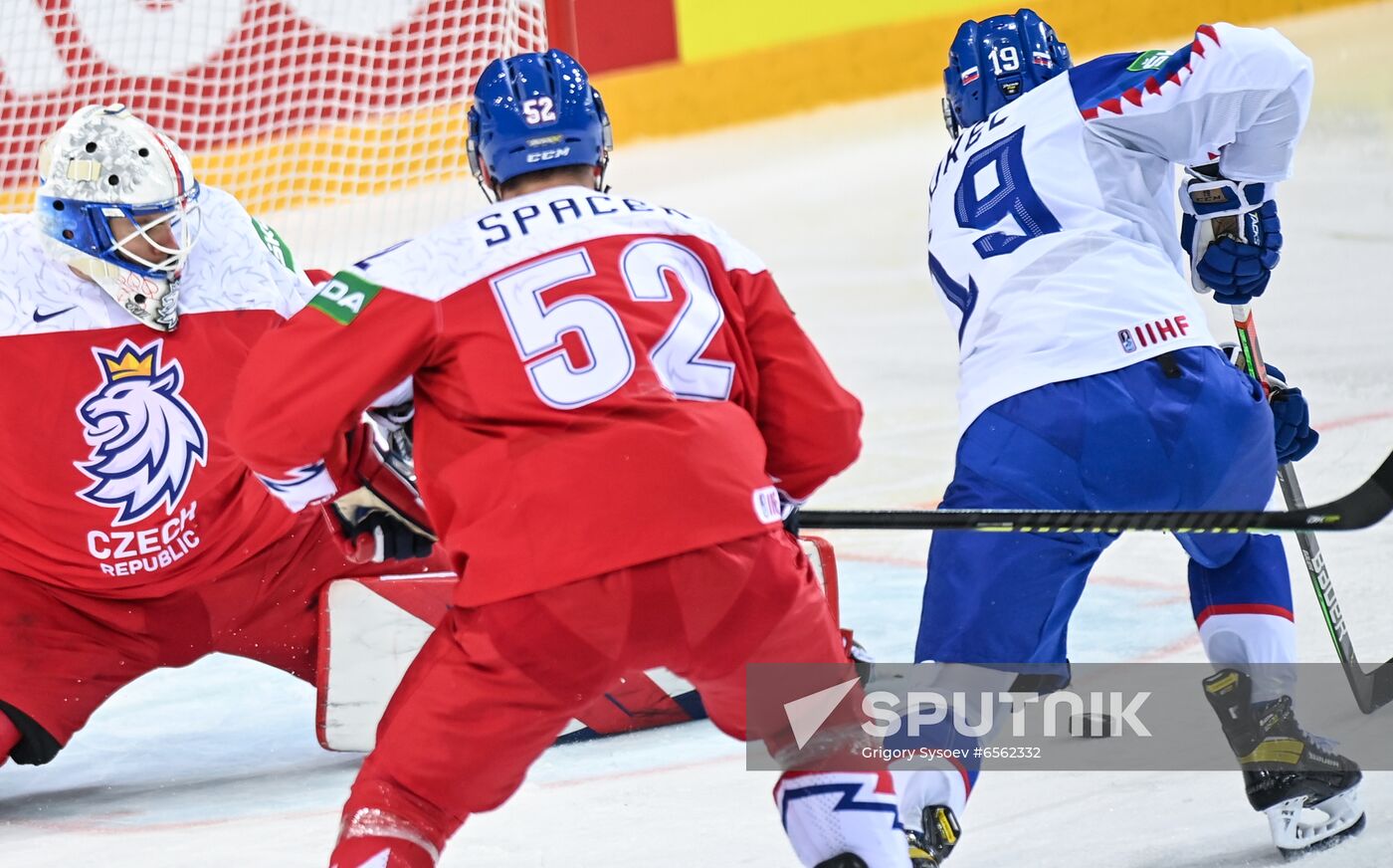 Latvia Ice Hockey Worlds Slovakia - Czech Republic