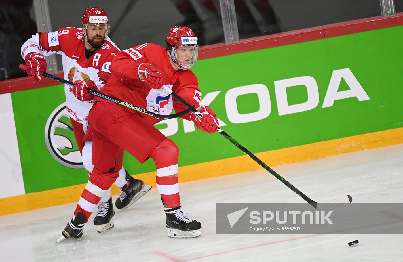 Latvia Ice Hockey Worlds Russia - Belarus