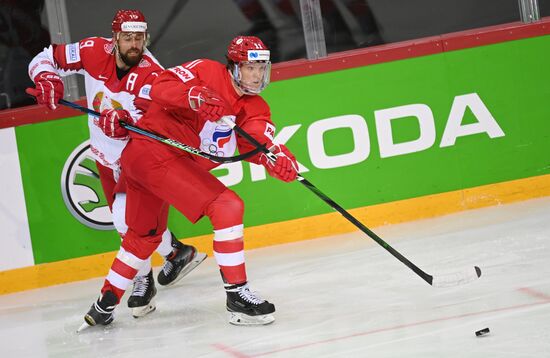 Latvia Ice Hockey Worlds Russia - Belarus