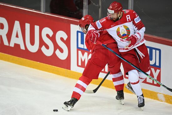Latvia Ice Hockey Worlds Russia - Belarus