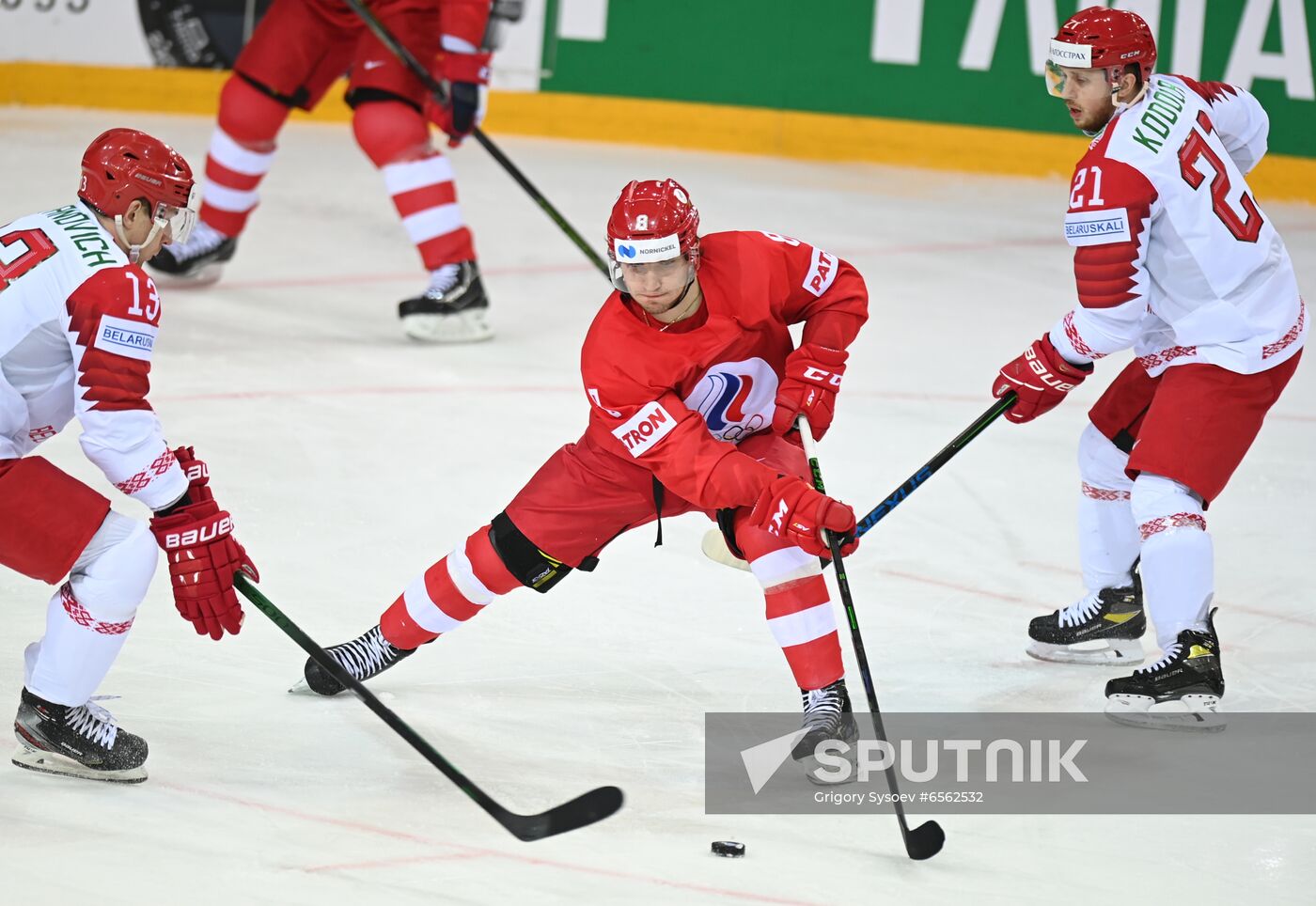 Latvia Ice Hockey Worlds Russia - Belarus