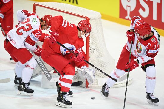 Latvia Ice Hockey Worlds Russia - Belarus