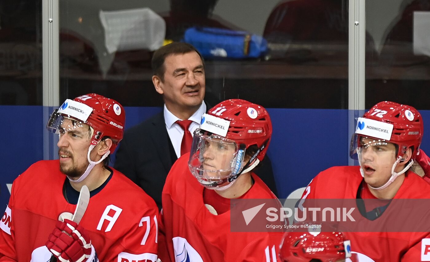 Latvia Ice Hockey Worlds Russia - Belarus