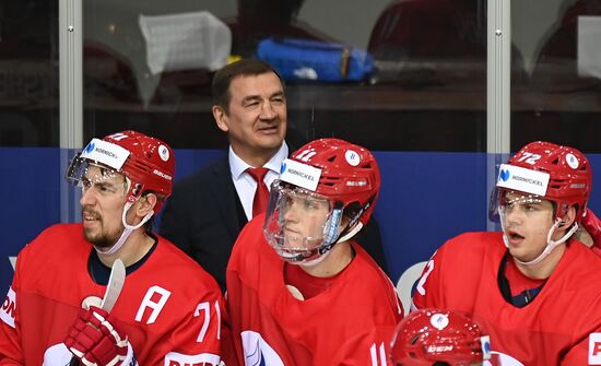 Latvia Ice Hockey Worlds Russia - Belarus