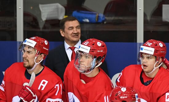 Latvia Ice Hockey Worlds Russia - Belarus