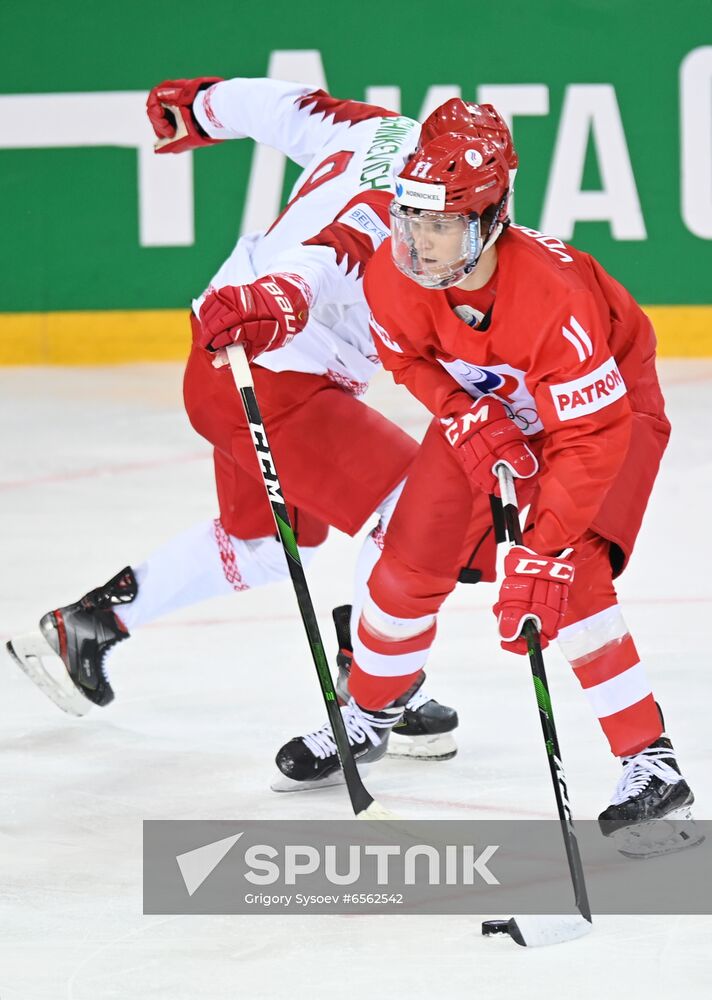 Latvia Ice Hockey Worlds Russia - Belarus