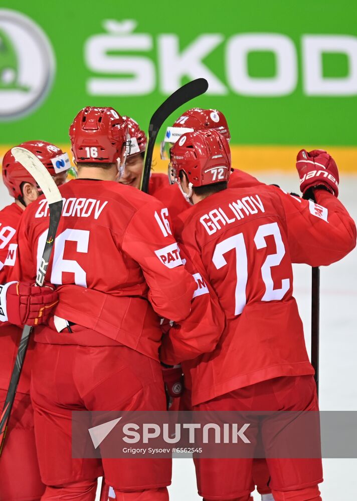 Latvia Ice Hockey Worlds Russia - Belarus