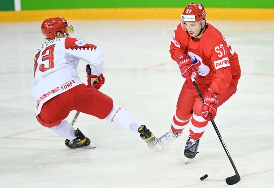 Latvia Ice Hockey Worlds Russia - Belarus