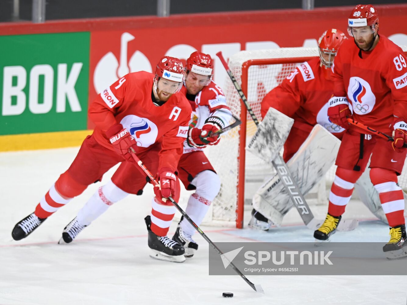 Latvia Ice Hockey Worlds Russia - Belarus