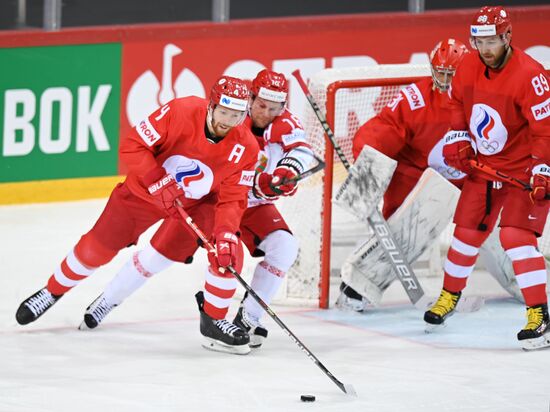 Latvia Ice Hockey Worlds Russia - Belarus