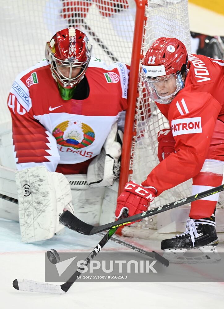 Latvia Ice Hockey Worlds Russia - Belarus