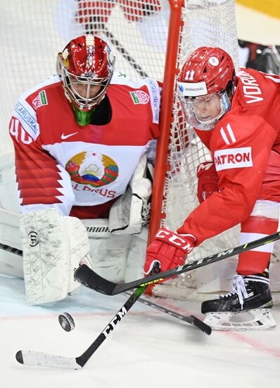 Latvia Ice Hockey Worlds Russia - Belarus
