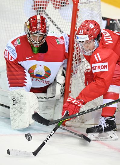 Latvia Ice Hockey Worlds Russia - Belarus