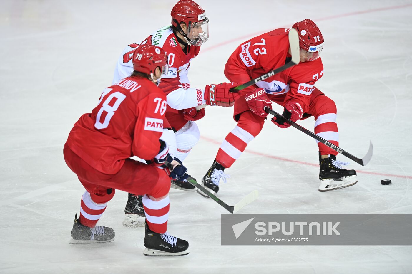 Latvia Ice Hockey Worlds Russia - Belarus