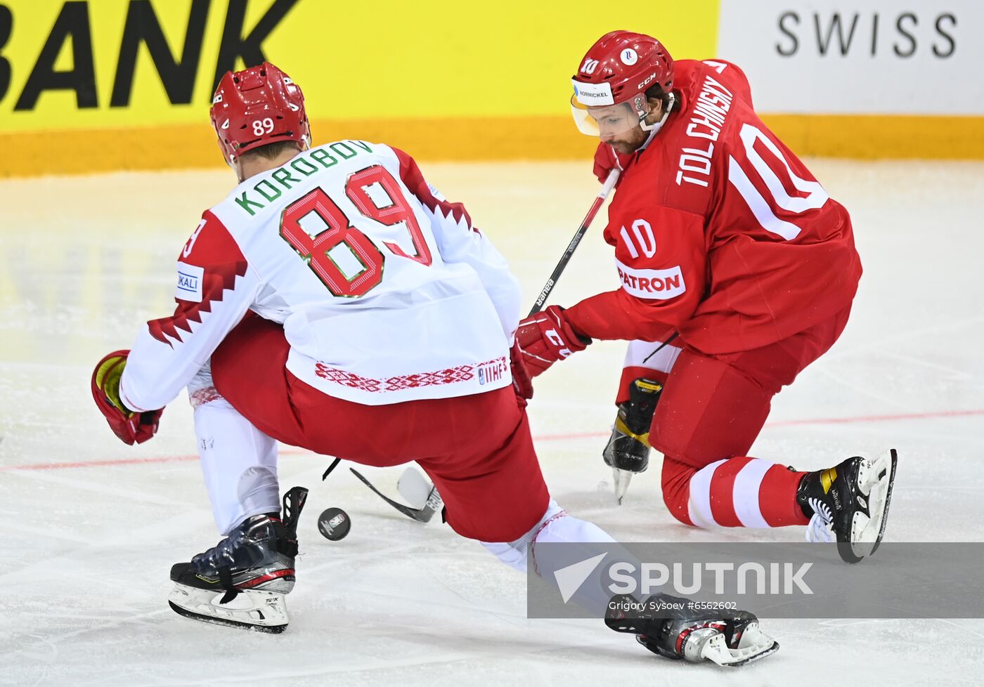 Latvia Ice Hockey Worlds Russia - Belarus
