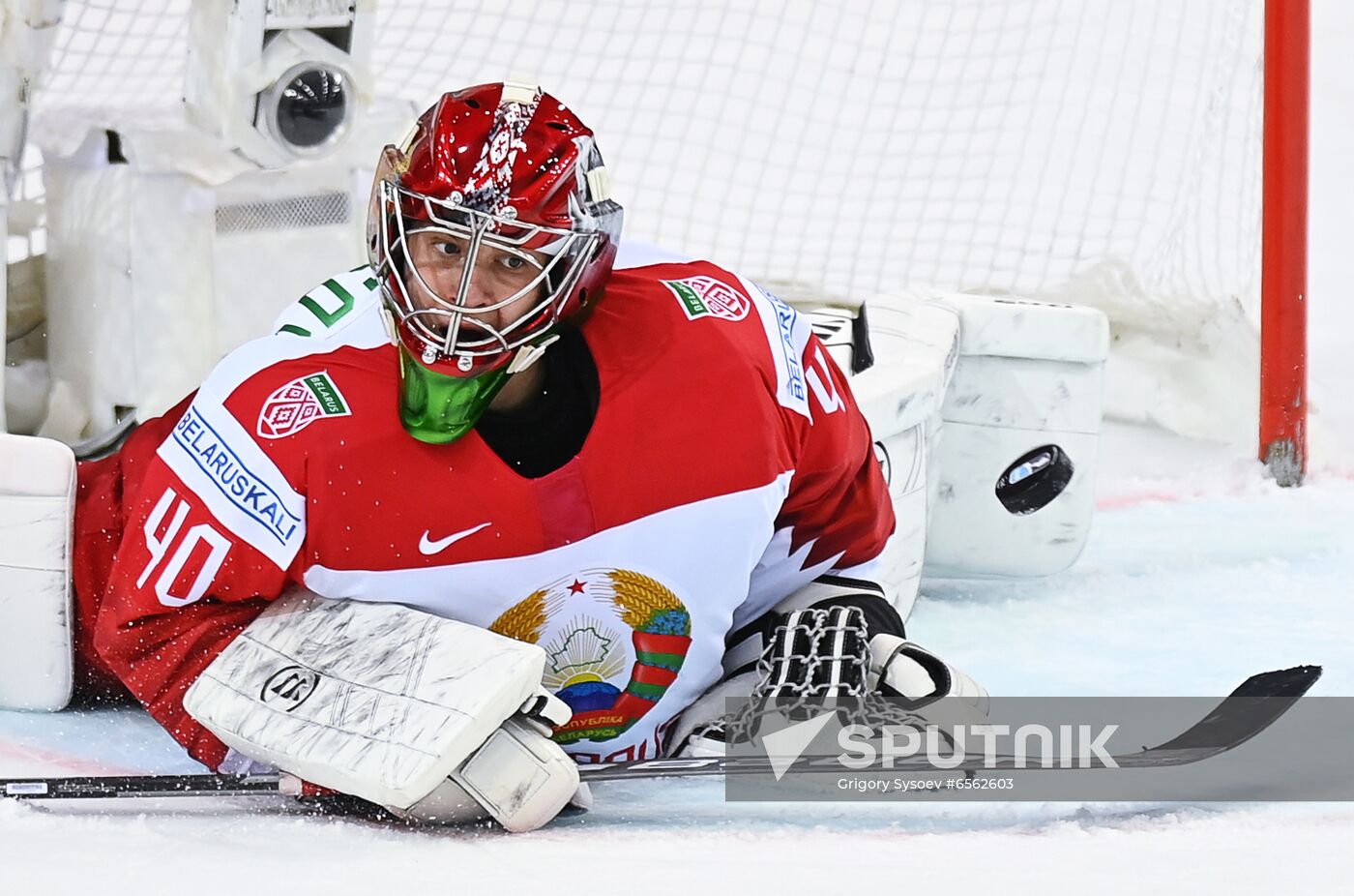 Latvia Ice Hockey Worlds Russia - Belarus