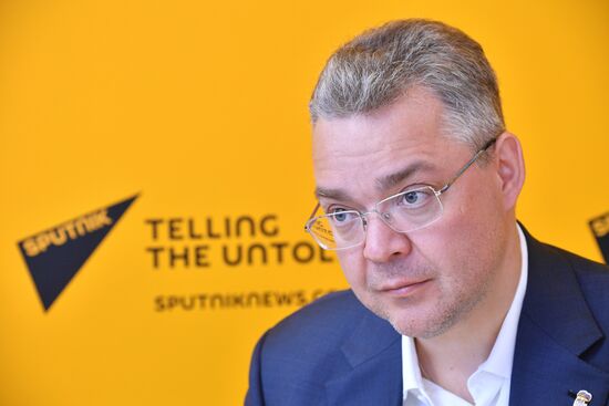 Russia SPIEF Rossiya Segodnya Exhibition Stall