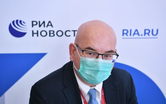 Russia SPIEF Rossiya Segodnya Exhibition Stall