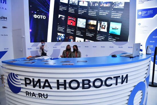 Russia SPIEF Rossiya Segodnya Exhibition Stall