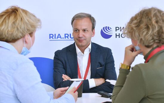 Russia SPIEF Rossiya Segodnya Exhibition Stall