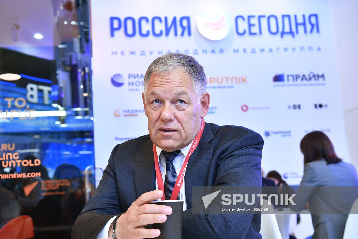 Russia SPIEF Rossiya Segodnya Exhibition Stall