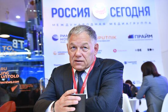 Russia SPIEF Rossiya Segodnya Exhibition Stall